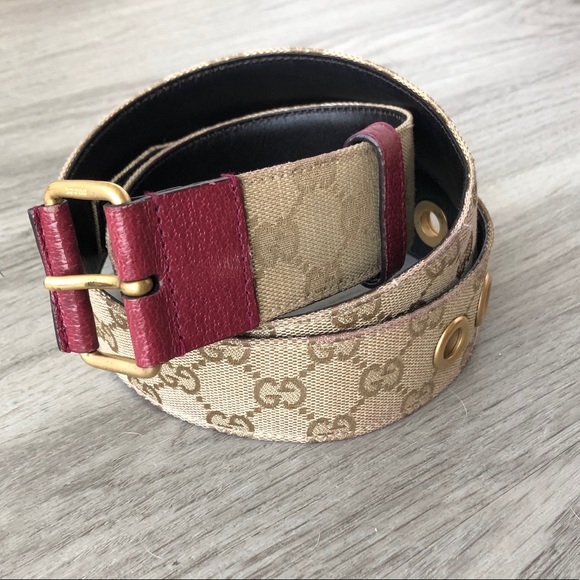 Gucci Accessories - Authentic Gucci Belt Monogram Belt: Size 90